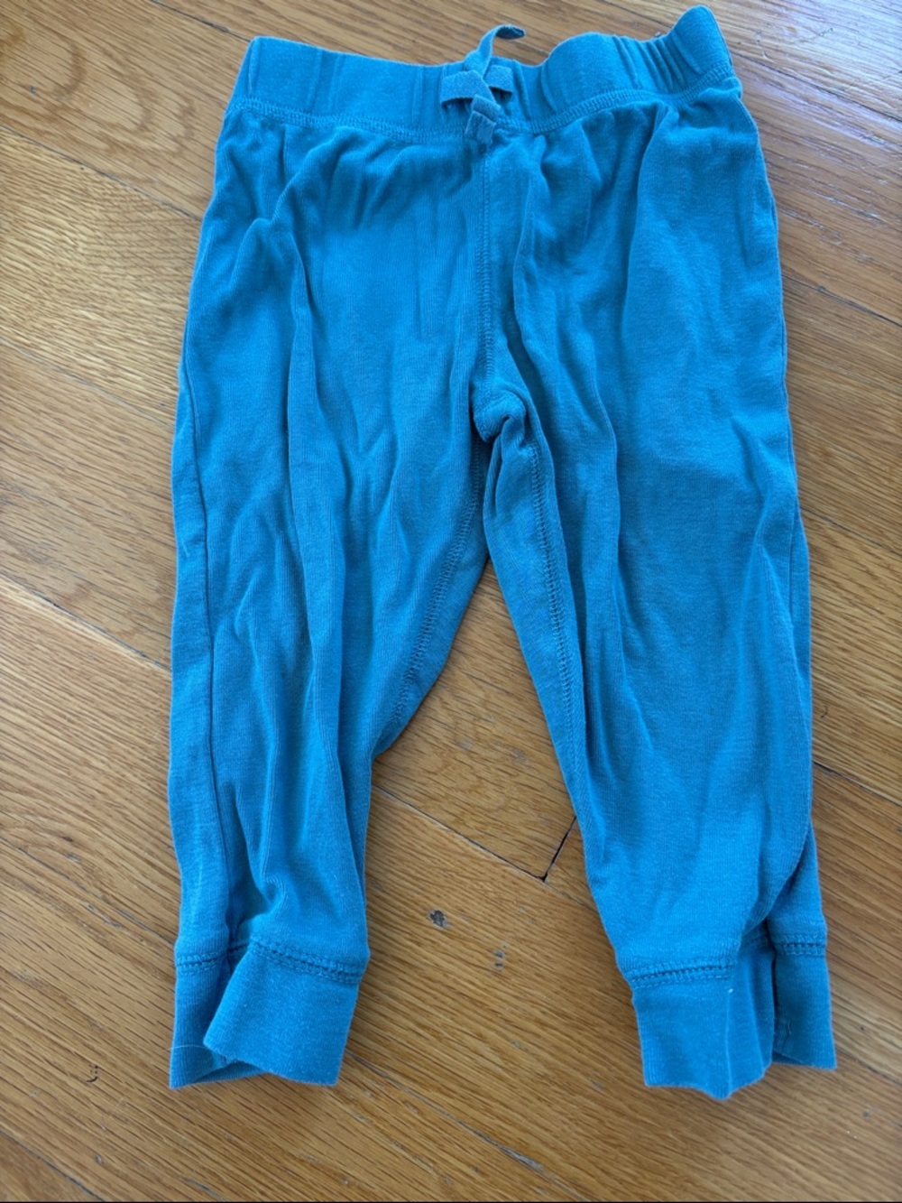 Carter's Teal 100% cotton knit Joggers, 18M